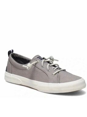 Sperry Pier Wave Gray Slip-On Sneakers Memory Foam Comfort Size 6